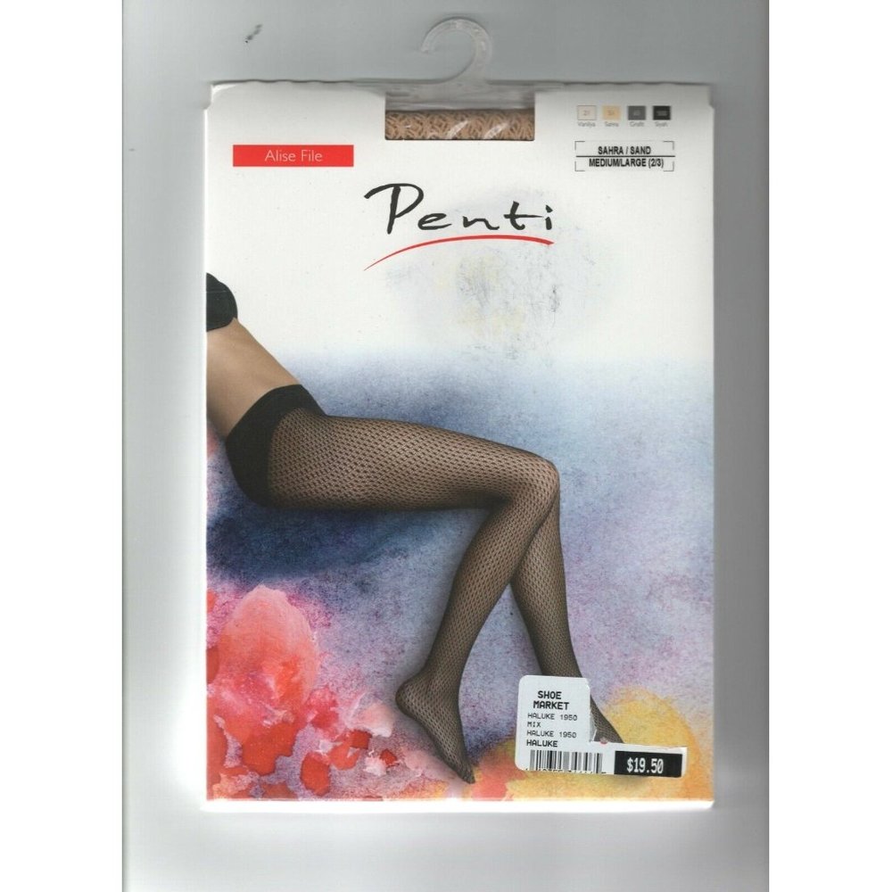 Penti Sand Medium/Large 2/3 Beige Thigh High Tights 5127
